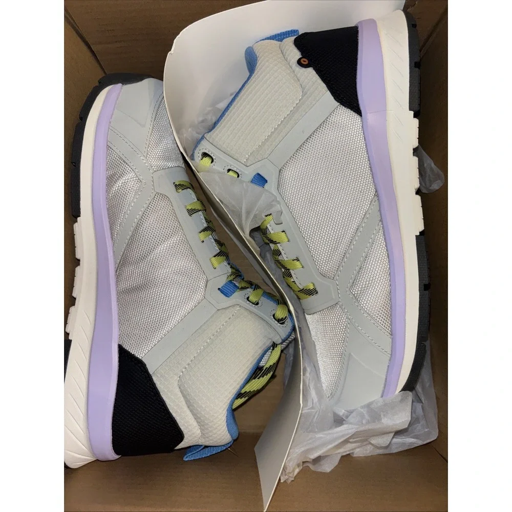 NIB BOGS Women's 10 Sandstone Mid Composite Safety Toe Work Sneakers Gray $125